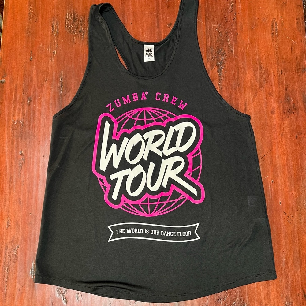 Zumba Loose Fit World Tour Tank Size L